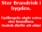 Brand fjolårsgräs